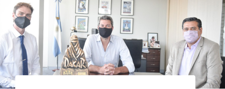 Lammens recibió al campeón del Dakar, Manuel Andújar