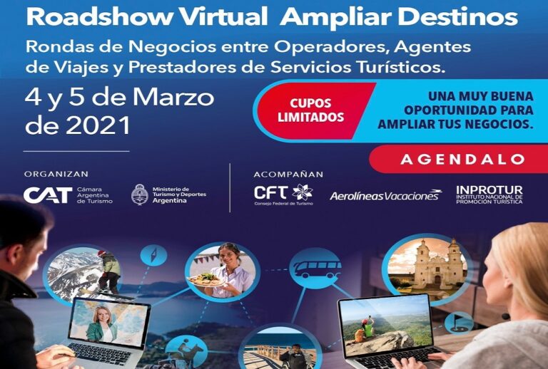 El roadshow virtual de Ampliar Destinos suma una jornada de capacitación