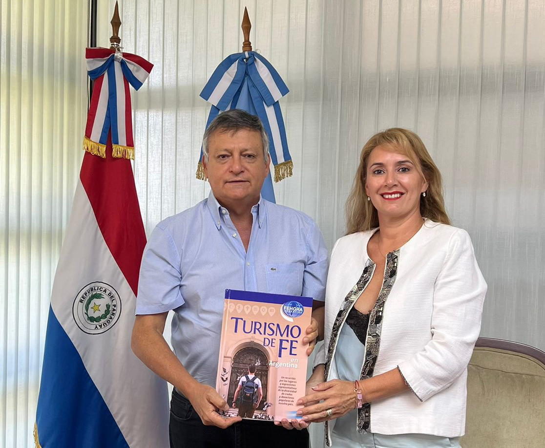 La Presidente de FEHGRA Chaco se reuni con el Embajador de