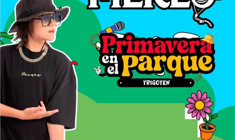 Valentino Merlo llega a San Rafael para recibir la primavera bailando