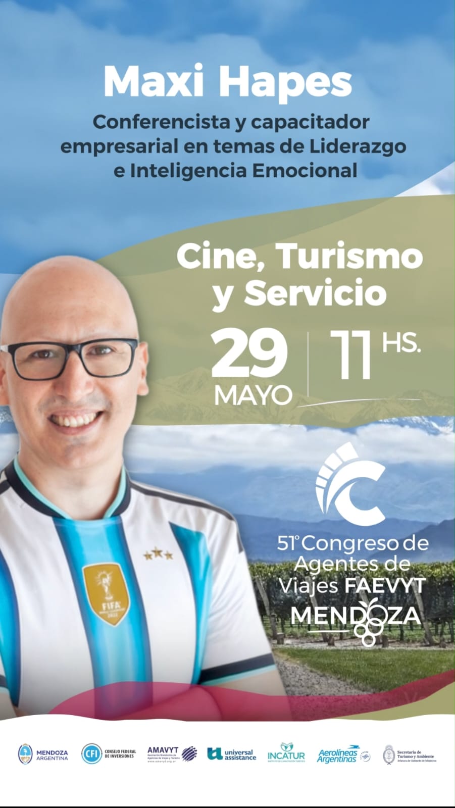 Maxi Hapes Congreso de Agentes de Viajes FAEVYT