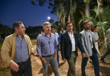Frigerio inauguró la puesta en valor del Camping Las Palmeras del perilago de Salto Grande