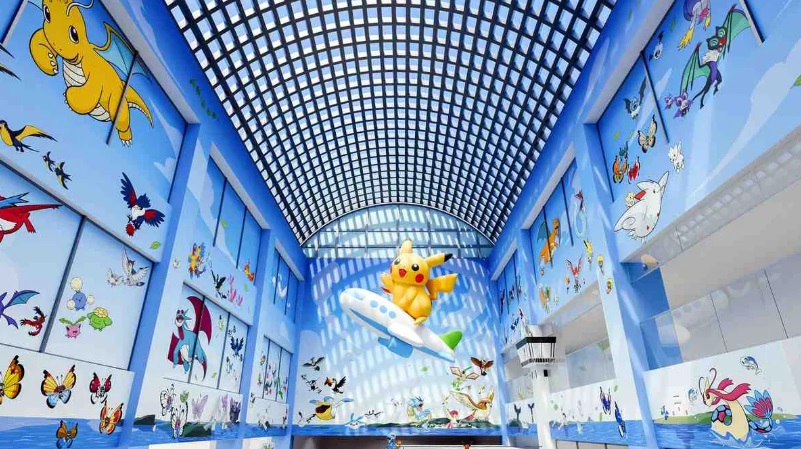 Pokemon aeropuerto 2026 Japón