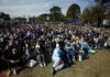 Más de 25 mil personas festejaron el triunfo de la Selección en el Fan Fest organizado por la Ciudad