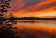 Cielos neuquinos: el amanecer