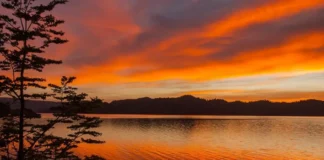 Cielos neuquinos: el amanecer