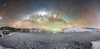 Una fotografía única revela la extraordinaria riqueza natural y astronómica de Copahue
