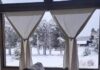La nieve llegó a Bariloche