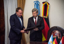 Frigerio desarrollará una agenda estratégica en el Puerto de Hamburgo para potenciar las exportaciones entrerrianas