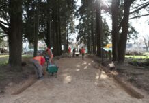 Avanza la renovación integral del Parque Saavedra en La Plata