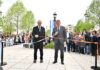 Alak inauguró la nueva Plaza España en La Plata